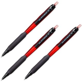 Długopis Kulkowy Automatyczny UNI SXN-101 Czerwony - 3 szt