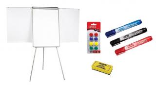 Flipchart na trójnogu Bi-Office 70x102 z ramionami dwoma