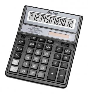 Kalkulator biurowy 12-cyfrowy Eleven SDC-888X Czarny