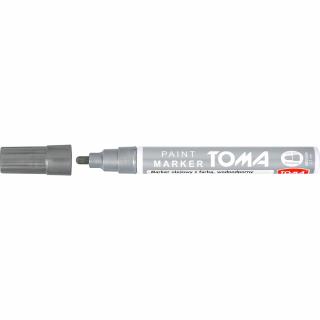 Marker olejowy Toma To-440 srebrny