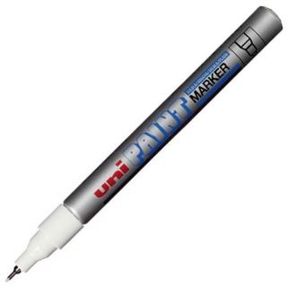 Marker olejowy UNI PX-203 srebrny