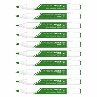 Marker tablic suchościeralnych Rystor RMS zielony zestaw 10 szt