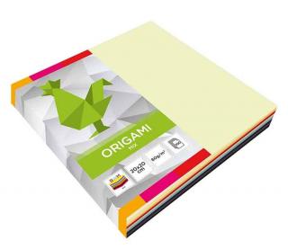 Papier 20x20 cm do Origami Mix Kolorów 80g/m2 100 Arkuszy
