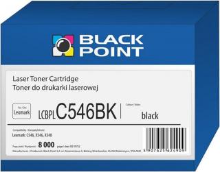 Toner Black Point Lexmark C546U1KG LCBPLC546BK C546 X548 X546 X548