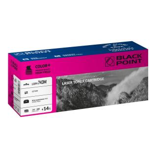 TONER BLACK POINT MAGENTA LCBPH743M HP CE743A HP COLOR LASERJET PROFESSIONAL: CP5225