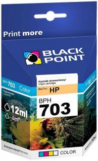 Tusz Black Point BPH703C Cd888Ae HP DeskJet D730 F735 Ink Advantage