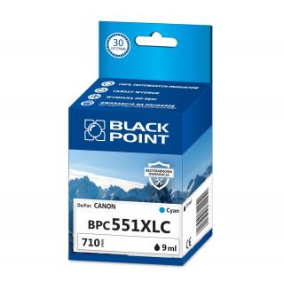 TUSZ BLACK POINT NIEBIESKI BPC551XLC CANON CLI-551CXL CANON PIXMA: IP7250 MG6350 MG6350