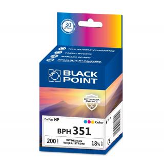 TUSZ BLACK POINT TRÓJKOLOROWY BPH351 HP CB337EE HP OFFICEJET: J5780 J5783 J5785 J5700