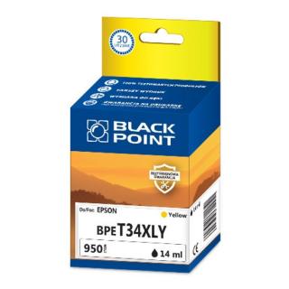 TUSZ BLACK POINT YELLOW BPET34XLY EPSON C13T34744010   WORKFORCE PRO WF-3720DWF WORKFORCE