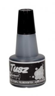 TUSZ DO STEMPLI CZARNY 30 ML KAUCZUKOWY POLIMEROWY