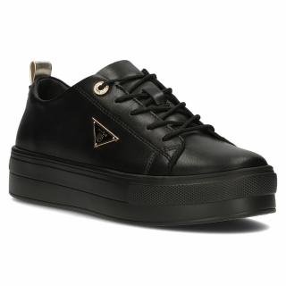 Skórzane półbuty damskie Filippo DP3533/23 BK czarne