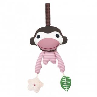FRANCKFISCHER Zabawka różowa małpka Asger 0+