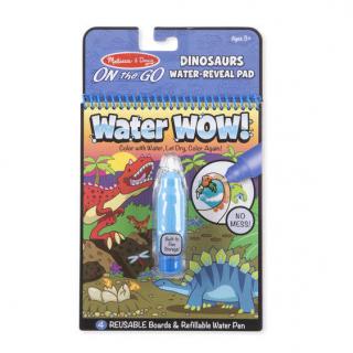 MELISSA AND DOUG Kolorowanka wodna Water Wow! Dinozaury, rozwija kreatywność 3+