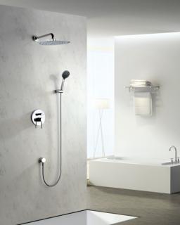 Zestaw prysznicowy podtynkowy z deszczownicą i prysznicem   DENVER DEN-ZKP.150C