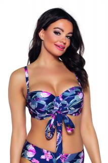 AVA BIUSTONOSZ SK 167 NAVY FLOWERS