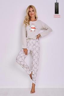 TARO 2845 PIŻAMA DAMSKA DŁ.ANIELA S-XL(DRAPANA)
