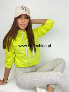 BLUZA DISNEY MOUSE NEON LIME