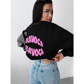 BLUZA DRESOWA DAMSKA OVERSIZE OLAVOGA MUTTI BLACK