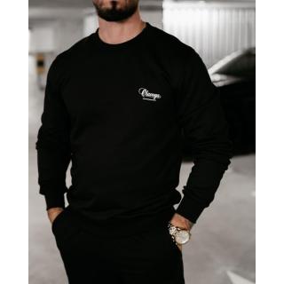 BLUZA MĘSKA BAWEŁNIANA OLAVOGA MEN PORTIVO BLACK