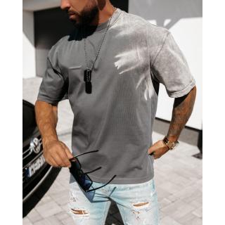 BLUZKA T-SHIRT MĘSKI DEKATYZOWANY OVERSIZE OLAVOGA MEN SNAKE BLUE