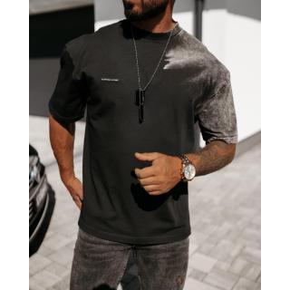 BLUZKA T-SHIRT MĘSKI DEKATYZOWANY OVERSIZE OLAVOGA MEN SNAKE DARK GRAY