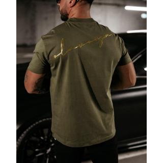 BLUZKA T-SHIRT MĘSKI GOLD OLAVOGA BLUSH KHAKI