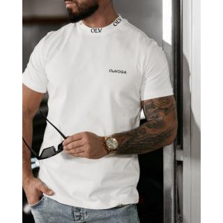 BLUZKA T-SHIRT MĘSKI OLAVOGA MEN HERITAGE ECRU