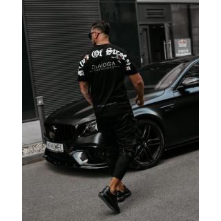 BLUZKA T-SHIRT MĘSKI OVERSIZE OLAVOGA MEN BASTY BLACK