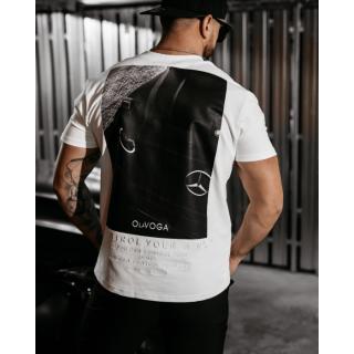 BLUZKA T-SHIRT MĘSKI OVERSIZE OLAVOGA MEN BERGO ECRU