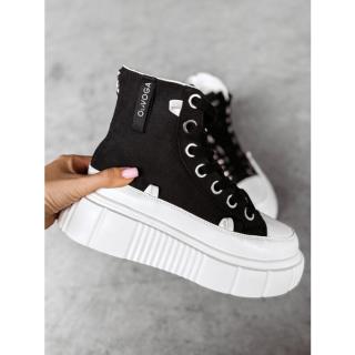 BUTY DAMSKIE SNEAKERSY TRAMPKI OLAVOGA SHOES DAZZLE BLACK