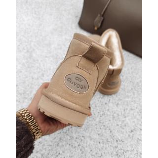 BUTY DAMSKIE ŚNIEGOWCE OLAVOGA SHOES CUSHY BEIGIE