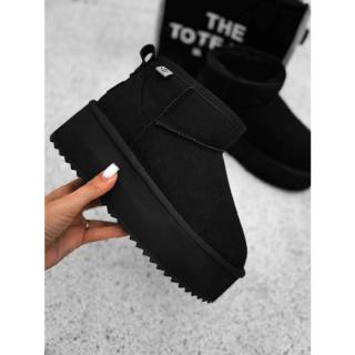 BUTY DAMSKIE ŚNIEGOWCE OLAVOGA SHOES MISTIC BLACK