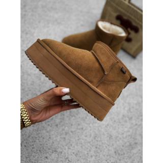 BUTY DAMSKIE ŚNIEGOWCE OLAVOGA SHOES MISTIC CARMEL