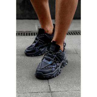 BUTY MĘSKIE OLAVOGA MEN SHOES TRACE 2 BLACK REFLECTIVE