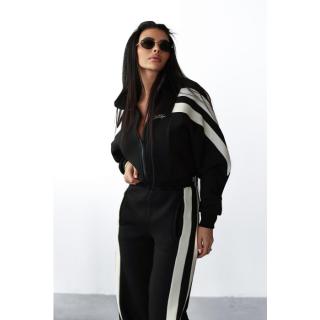 KOMPLET DRES DAMSKI BAWEŁNIANY HAFT OLAVOGA DABI BLACK
