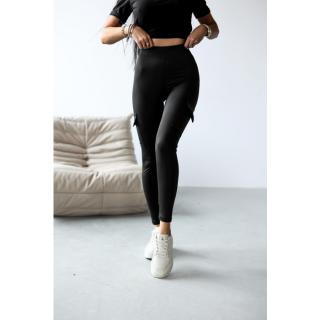 SPODNIE LEGGINSY BOJÓWKI OLAVOGA SILLOS BLACK
