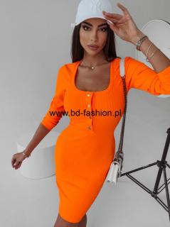 SUKIENKA MARIE NEON ORANGE