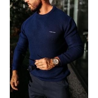 SWETER MĘSKI OVERSIZE OLAVOGA DUSTER GRANAT