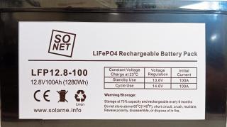 PROMOCJA Akumulator LiFePO4 100Ah/12.8V z BMS + wywietlacz LCD (realna pojemność minimalna 80Ah)