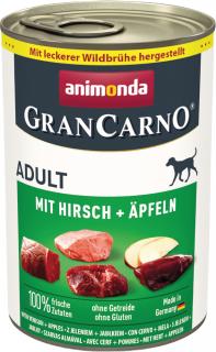 Animonda GranCarno Adult Karma z wieprzowiną, jeleniem i jabłkiem dla psa 400g