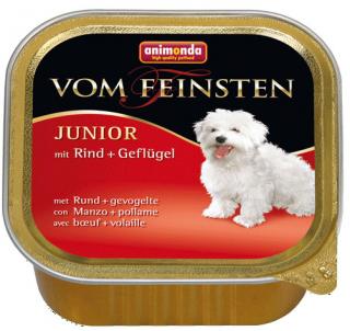 Animonda vom Feinsten DOG Junior RindGeflugel Karma z wołowiną i drobiem dla psa 150g