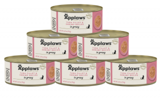 Applaws Natural Cat Food Karma z tuńczykiem i krewetkami dla kota 6x70g