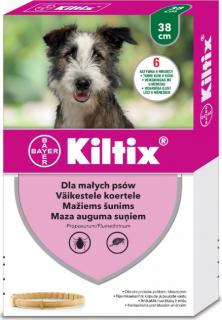 Bayer Kiltix dla Psa małego Obroża na kleszcze długość 38cm [Data ważności: 09.2025]