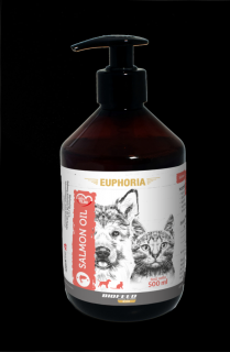 Biofeed Euphoria Olej z łososia dla psa i kota poj. 500ml