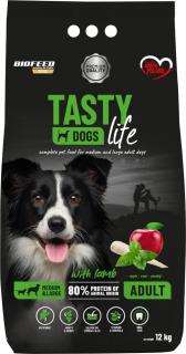 Biofeed Tasty Dogs Life Adult MediumLarge Lamb Karma z jagnięciną dla psa 12kg