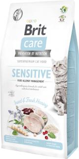 Brit Care Cat Grain-Free Sensitive InsectHerring Karma z insektami i śledziem dla kota 2kg