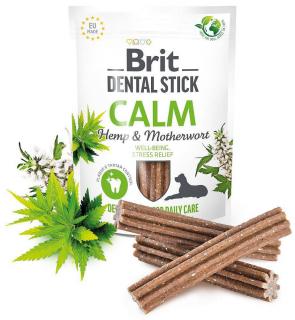 Brit Care Przysmak Dental Stick Calm HempMotherwort dla psa op. 7szt