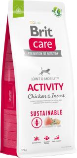 Brit Care Sustainable Activity ChickenInsect Karma z kurczakiem i insektami dla psa 12kg [Data ważności: 18.09.2024] WYPRZEDAŻ