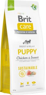 Brit Care Sustainable Puppy ChickenInsect Karma z kurczakiem i insektami dla szczeniaka 12kg [Data ważności: 7.06.2024]