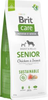 Brit Care Sustainable Senior ChickenInsect Karma z kurczakiem i insektami dla psa 12kg